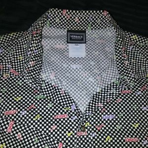 Versace Jeans Couture checkerboard shirt
